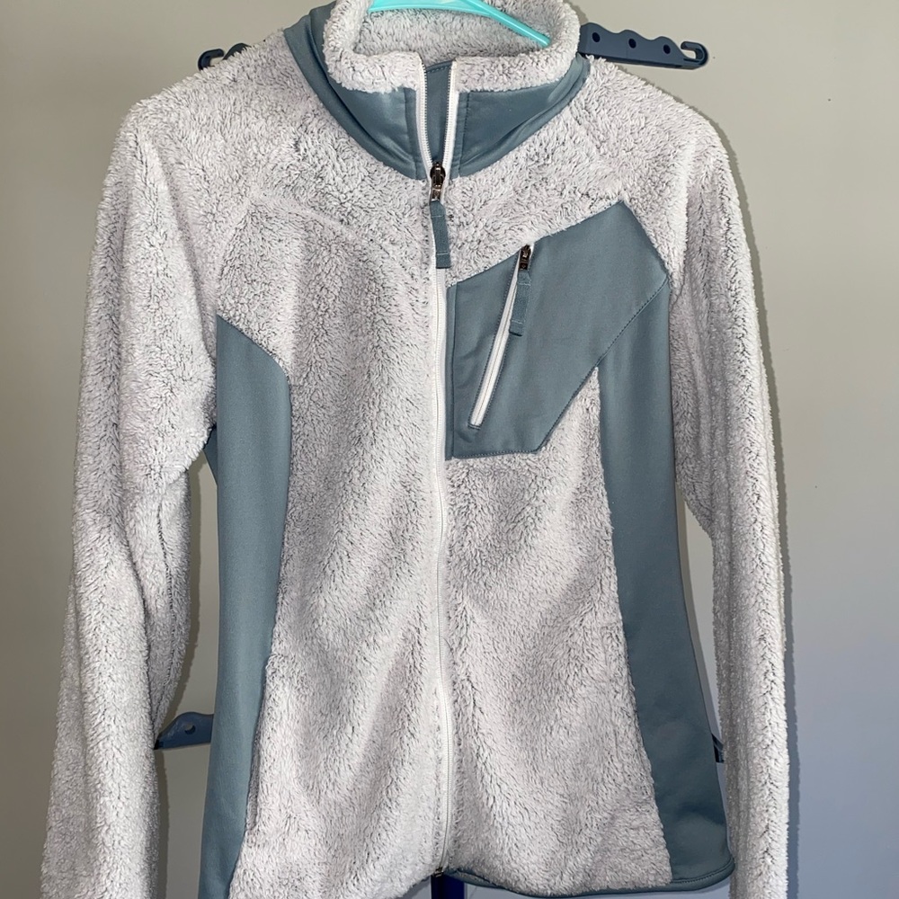 Fuzzy Columbia jacket